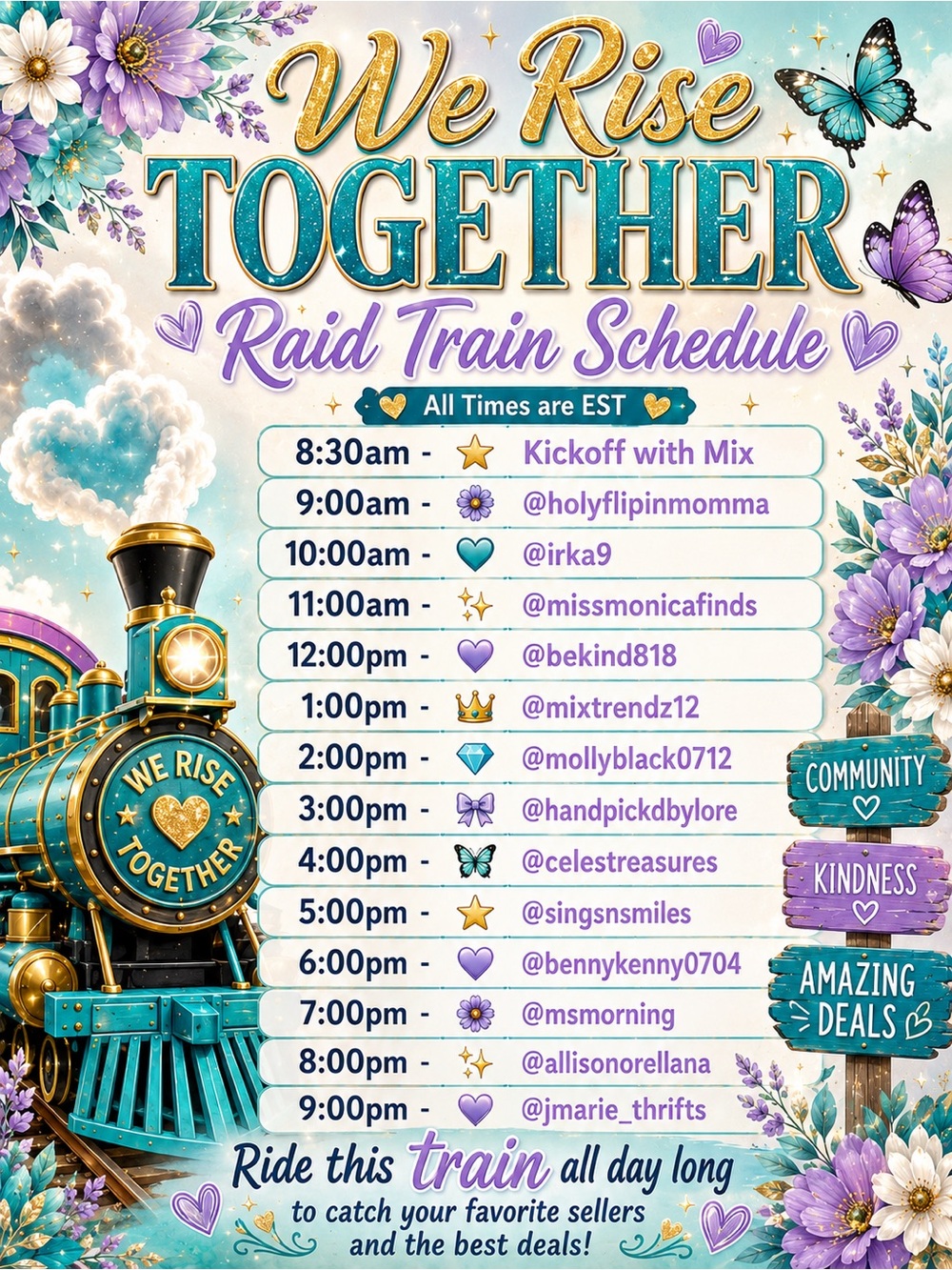 πWe Rise Together Raid TrainππΌ - Picture 2 of 2